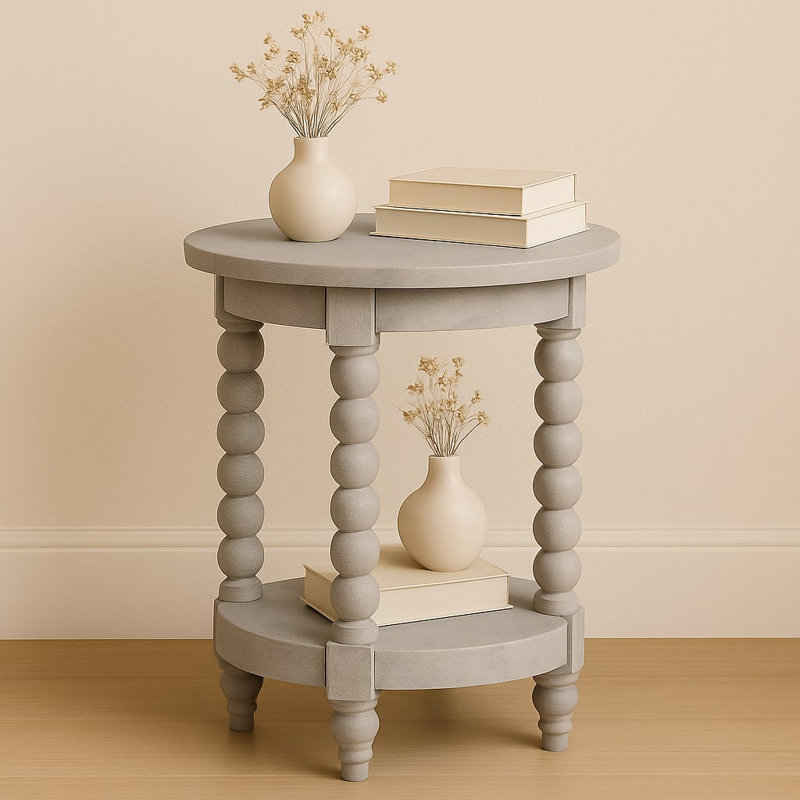 Table ronde Spindle Washed