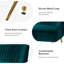 Euclid 47" Velvet 2-Seat Armless Loveseat-2044333337