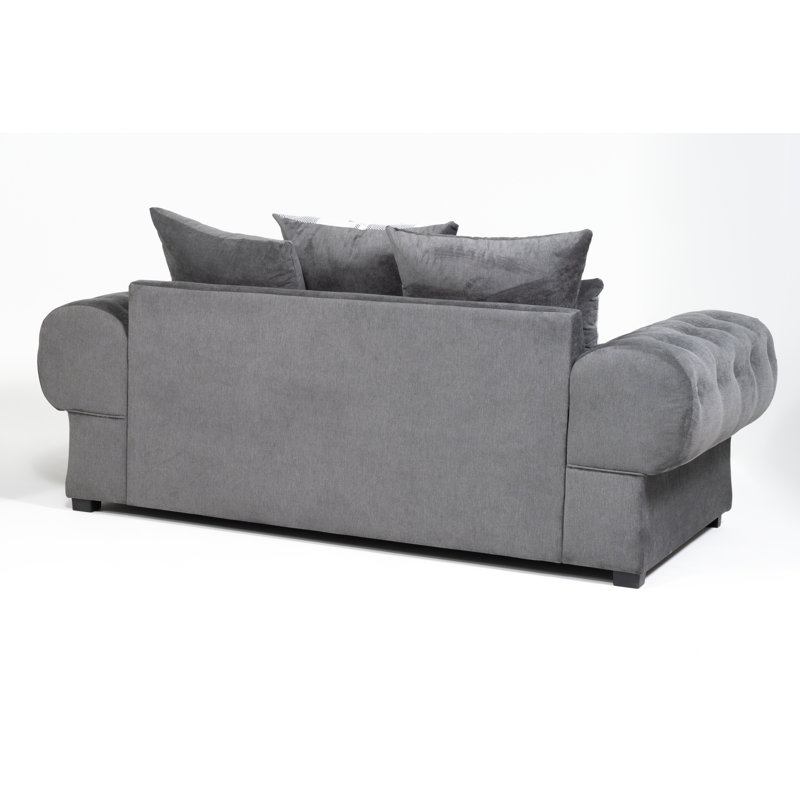 Alcrossagh 3 Seater Sofa, Dark Grey