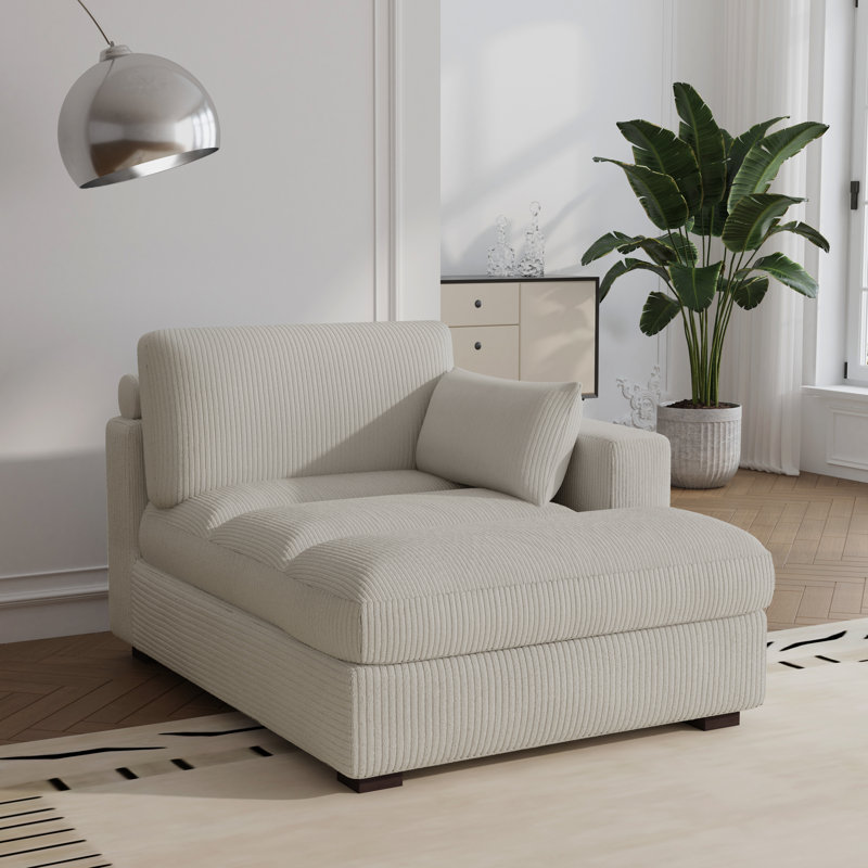 Bentura Chaise Lounge, Right Hand Facing, Sea Salt Grey