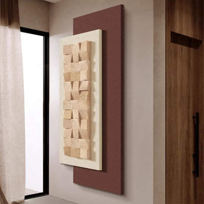 Mid-Century Modern Canvas Rectangular Wall art for Living Room