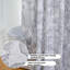 Rideau de douche avec crochets inclus