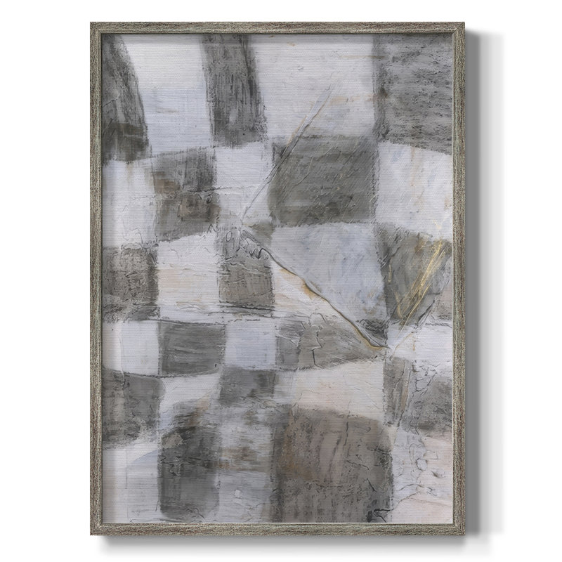 Rustic Textile II Framed Print - Solid Wood, 21" H x 17" W