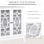 Buffet, armoire de rangement pour la cuisine, armoire d'appoint à double porte vitrée avec tablettes réglables-680885982