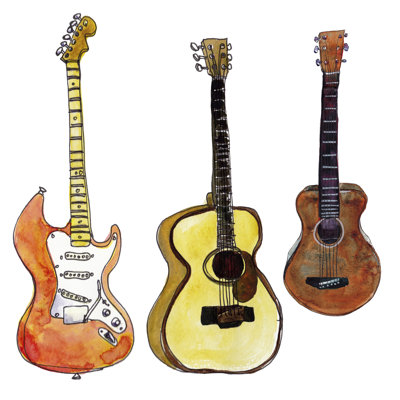 Strummin' I by Paul McCreery - Wrapped Canvas Painting