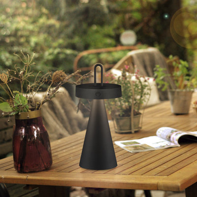 ALWA 28.9cm Plug-in Integrated LED Outdoor Table Lamp