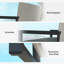 Powder Coated Steel Outdoor Bench