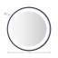 Blakewell, 24 po, noir / argent, miroir DEL en aluminium