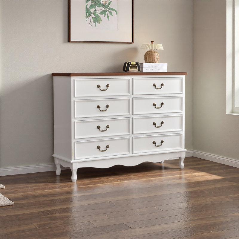 Large-capacity drawer storage cabinet, White