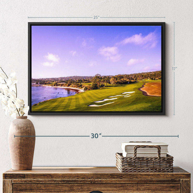 «Coastline Green Golf Course», H 25 po x l 17 po