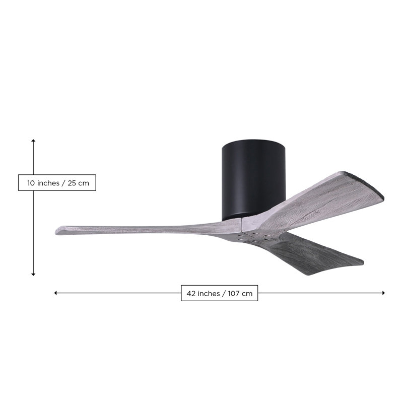 Irene Ceiling Fan, Matte Black, Matte Black, 60"