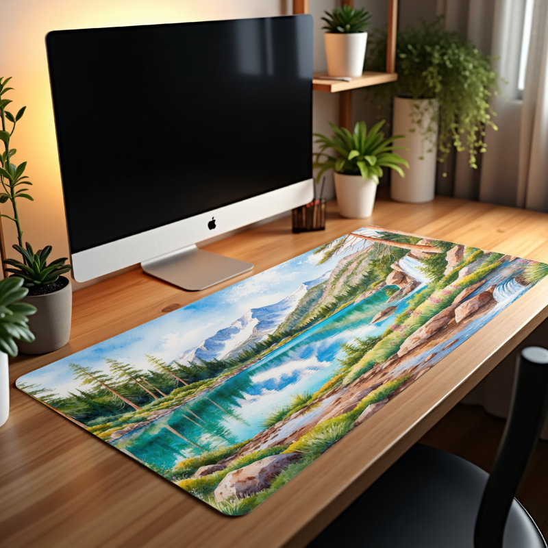 Polyester Desk Pad, 23.6x13.8
