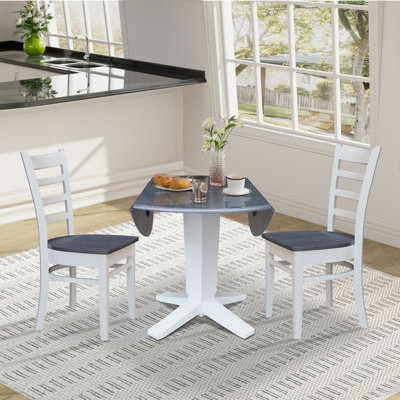 Plumbank Dual Dropleaf Pedastal Base Dining Set