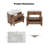 36" Bathroom Vanity With Ceramic Sink-531513829