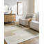 Tapis brun rectangulaire en laine tissé à la main-2074728540