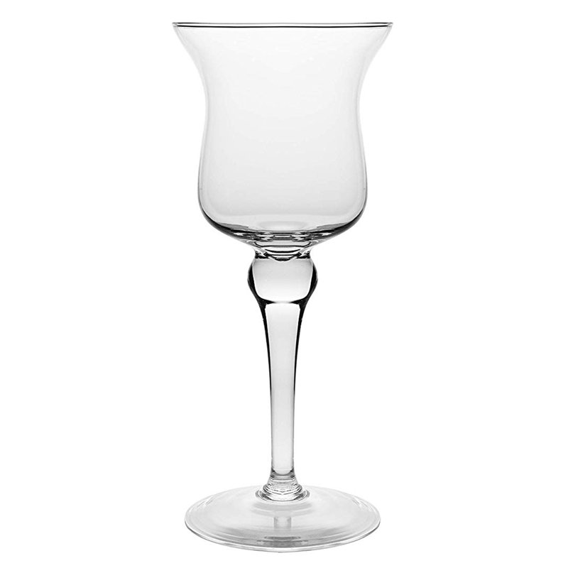 Handmade Glass Table Vase, 15.5" H x 7" W x 7" D