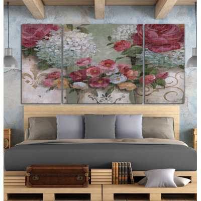 " Contained Blooms " 3 - Pieces