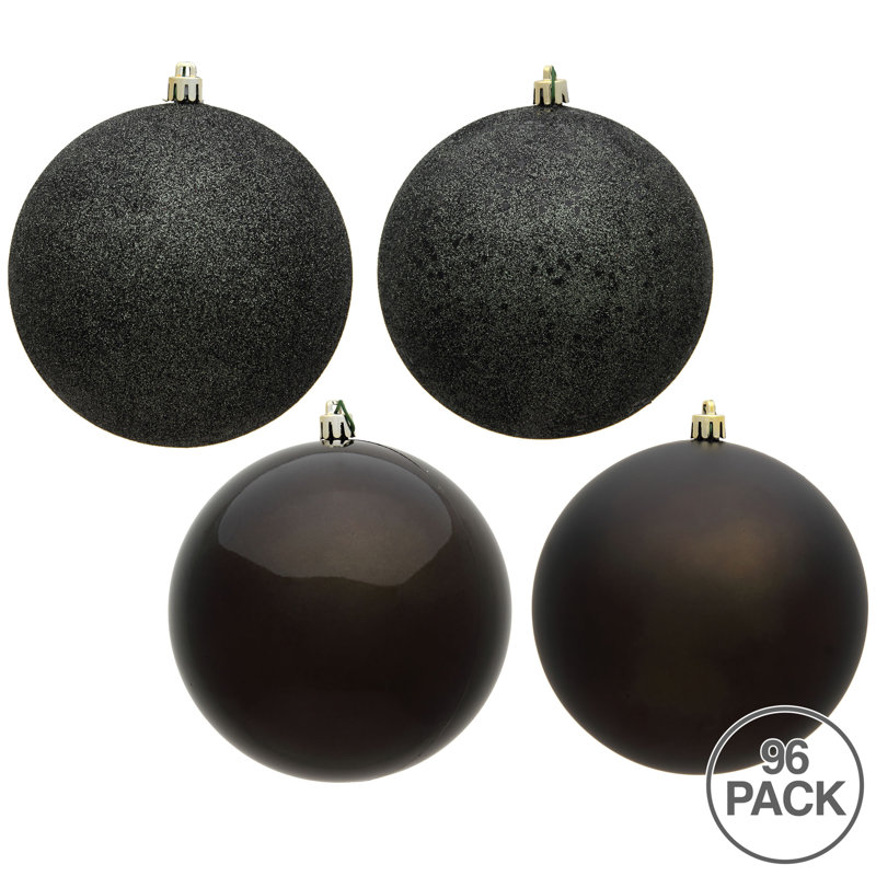 Décoration de boule décorative des Fêtes, H 2,75 po x l 2,75 po x P 2,75 po, Bronze industriel, 1