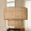 Luminaire suspendu en rotin 1 lumière Armenakis-891556619