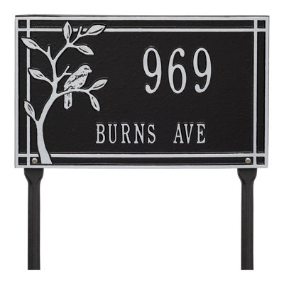 Plaque d'adresse sur 2 lignes personnalisable Woodridge