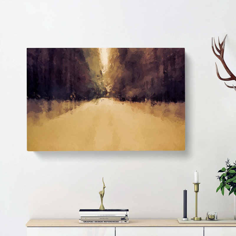 Rushing Through The Forest In Abstract - Wrapped Canvas, 35cm H x 50cm W x 3cm D