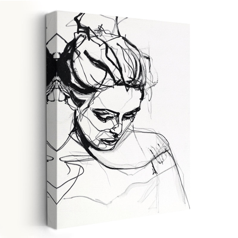 Silhouette 1 - Art figuratif, H 24 po x l 16 po