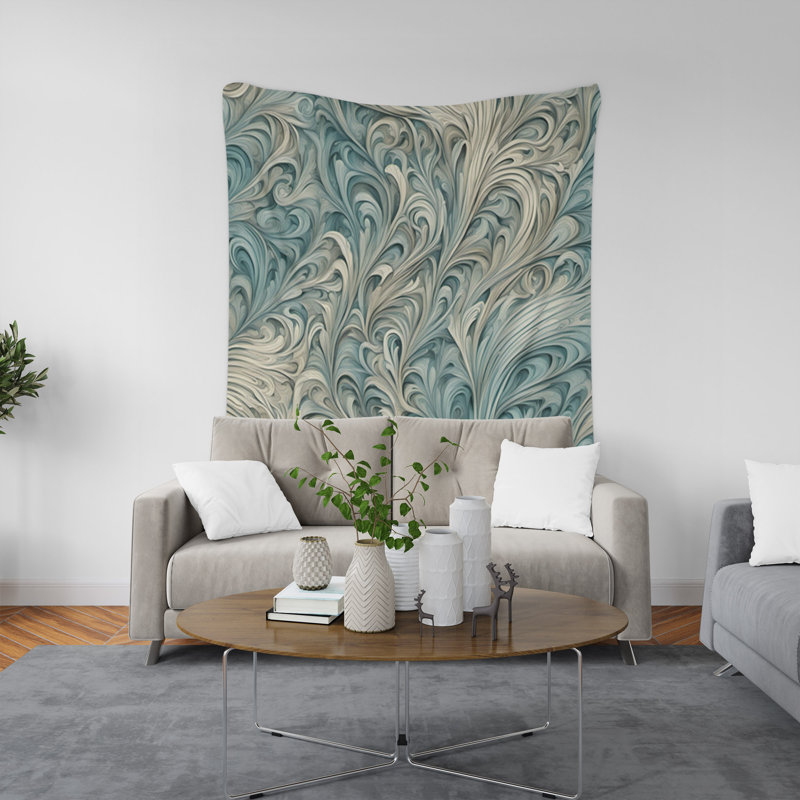 Tapisserie murale, H 80 po x l 68 po