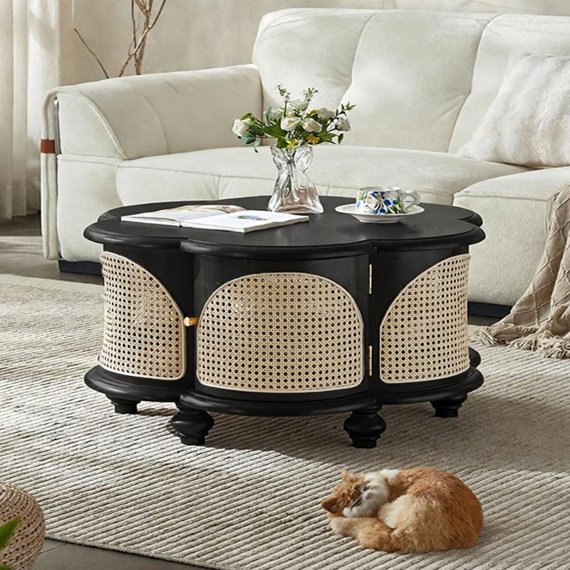 Table basse de style créatif français rétro, Noir