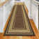 Easy Care Non-Slip Border Design Area Rug For Living Room, Hallway Rug