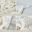 Ensemble de housse de couette à motif floral gris 3 pièces, ensemble de housse de couette 100% coton, 1 housse de couette 90 po x 80 po, 2 taies d'oreiller