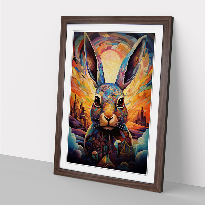 Hare Futurism - Framed Print