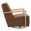 Fauteuil d'appoint pivotant en bois Ricki-1313601652