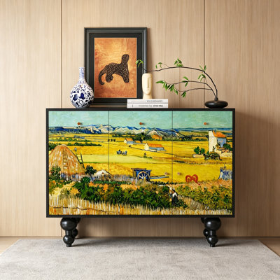 French Style Entryway Storage Cabinet