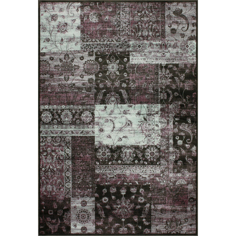 Tapis minuit Jahdiel Prina, 7 pi 1,2 po x 11 pi 2 po