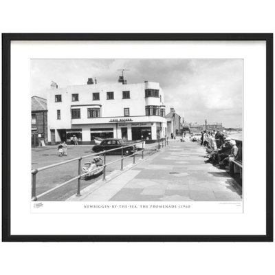 Newbiggin By The Sea, The Promenade C1960 - Single Picture Frame Print