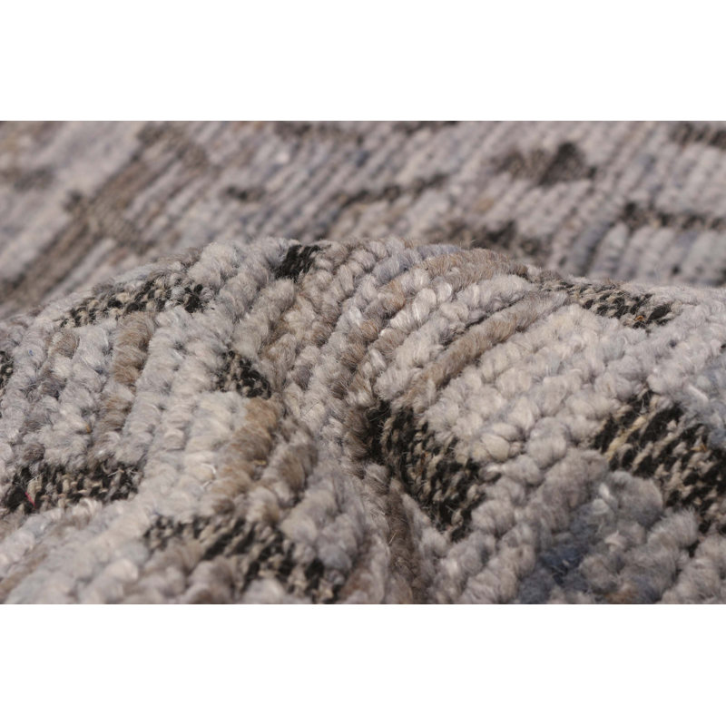 Tapis gris Pak Finest Marrakesh 9 pi 8 po x 14 pi 6 po