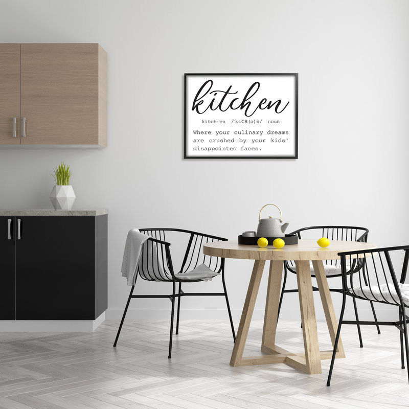 Drôle de cuisine, définition, cuisson, typographie, estampe numérique, art texturé par lettres et doublure