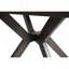 Table en aluminium coulé
