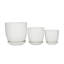 Ensemble de pots à fleurs en céramique 3 pièces Dimattia-1858333136
