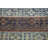 Small Vintage Turkish Rug in Blue Patchwork Design Perfect as Door Mat or Decorative BoHo Accent Rug