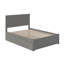 Lit plateforme double en bois massif avec lit gigogne Abbie par Harriet Bee-1027927779