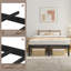 38cm H Black Metal Bed Frame With Non-slip Design, Steel Slat Support-691931849