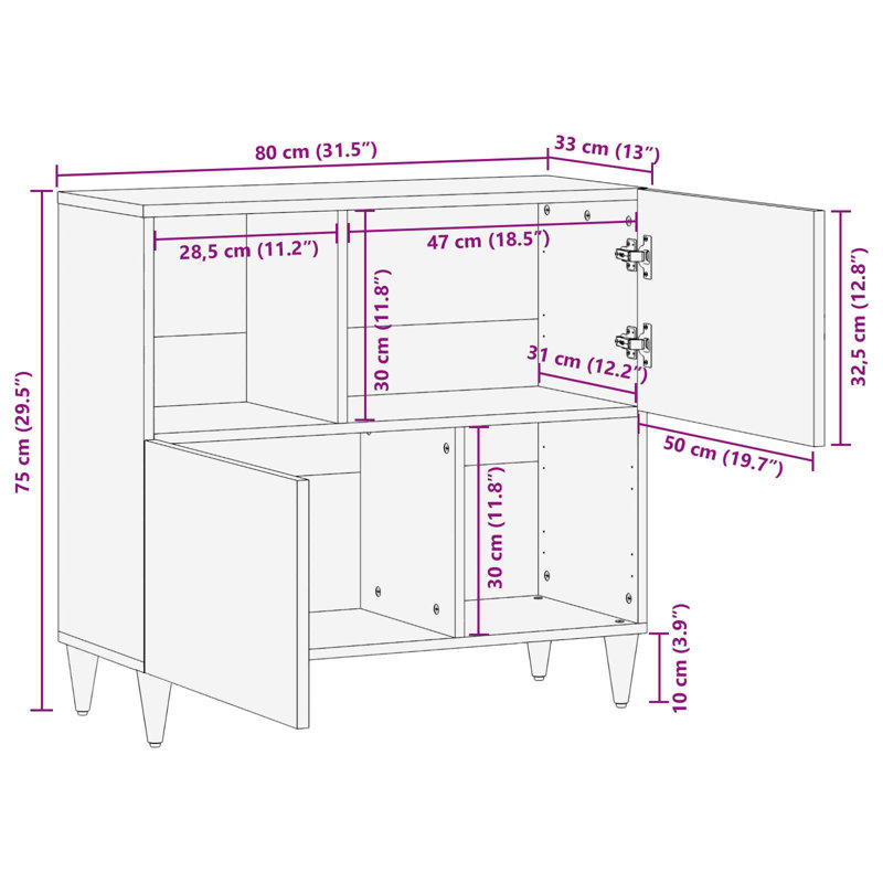 Rectangle Accent Cabinet