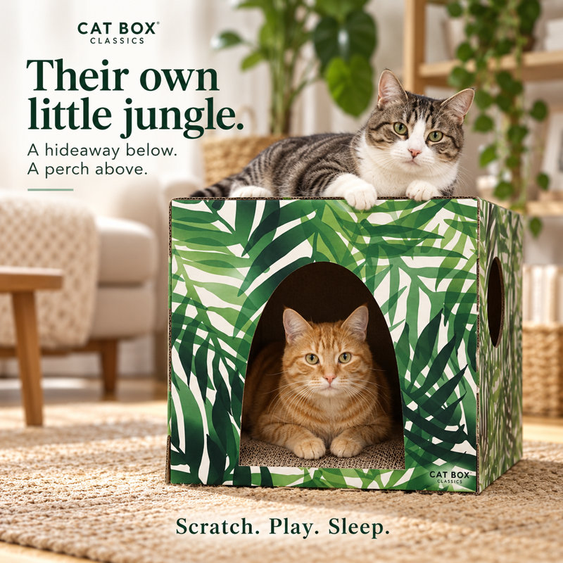 Maison pour chat Kitty Jungle