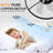 19.7 Inch Flush Mount LED Fandelier Ceiling Fan with Light, Smart Dual Remote & APP Control, 6 Adjustable Fan Speeds, Full Dimmable 3000K-6500K LED Light for Bedroom-803475839