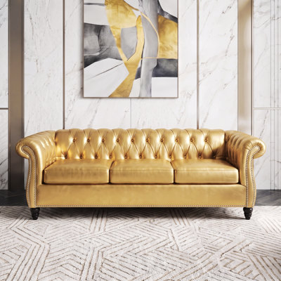 Canapé rembourré Chesterfield