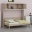 Lit escamotable avec armoires de rangement-962735054