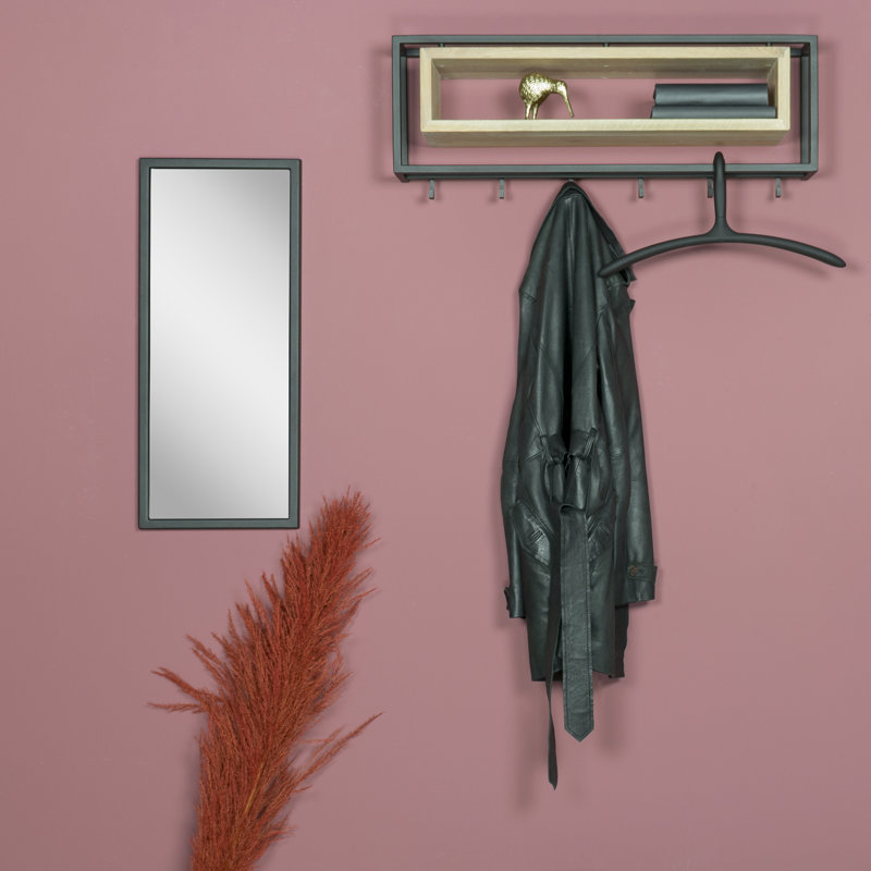 School Metal Flat Wall Mirror