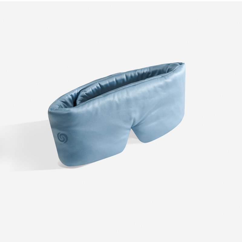 Masque de sommeil Bedgear Hyper-Silk avec œilletons occultants rafraîchissants, Misty Blue