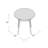 Laticia Glass Top End Table